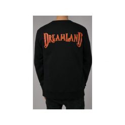 Dremland Crewneck. Czarne bluzy męskie 19th district, xl, z nadrukiem, z bawełny, klasyczne, z klasycznym kołnierzykiem, bez rękawów, bez kaptura. Za 199,00 zł.