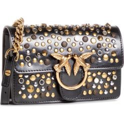 Torebka PINKO - Love Baby Icon New Studs Cl. AI 20-21 PLTT 1P21V2 Y6MC Black Z99. Czarne torebki klasyczne damskie Pinko, bez wzorów, ze skóry, klasyczne, bez dodatków. Za 1299,00 zł.
