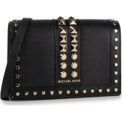Torebka MICHAEL MICHAEL KORS - Jet Set 32F9GJ6C9U Black. Czarne listonoszki damskie MICHAEL Michael Kors, bez wzorów, ze skóry, bez dodatków. Za 1139,00 zł.