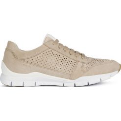 Geox - Buty skórzane. Buty sportowe damskie Geox, bez wzorów, ze skóry, sportowe. Za 429,90 zł.