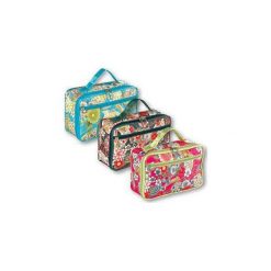 Kosmetyczki damskie: TOP CHOICE Kosmetyczka damska Silk kufer płaski (92572)
