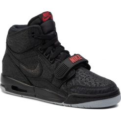 Buty NIKE - Air Jordan Legacy 312 (Gs) AT4040 006 Black/Black/Varsity Red. Czarne buty sportowe damskie Nike, na co dzień, bez wzorów, ze skóry ekologicznej, bez obcasa, na płaskiej podeszwie, bez zapięcia. Za 469,00 zł.