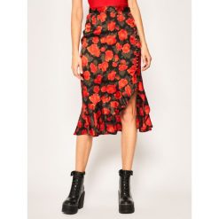 Spódnica ołówkowa The Kooples Abstract Roses On Jacquar FJUP20002K. Czarne spódniczki damskie The Kooples, bez wzorów, z wiskozy, midi, ołówkowe. W wyprzedaży za 629,00 zł.