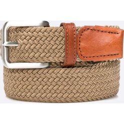 Jack & Jones - Pasek Spring. Brązowe paski męskie Jack & Jones, w paski, z elastanu. W wyprzedaży za 69,90 zł.