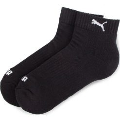 Zestaw 2 par niskich skarpet unisex PUMA - 261086001 Black 200. Czarne skarpetki damskie Puma, bez wzorów, z elastanu. Za 29,00 zł.