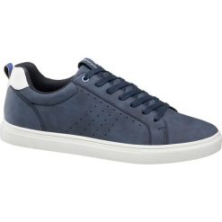 Sneakersy męskie Memphis One granatowe. Niebieskie sneakersy męskie Memphis One, na sznurówki. Za 99,90 zł.