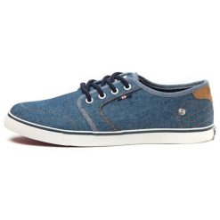 Wrangler Tenisówki Męskie Mitos Derby Denim 41 Niebieski. Niebieskie trampki męskie marki Wrangler, z denimu. W wyprzedaży za 134,00 zł.