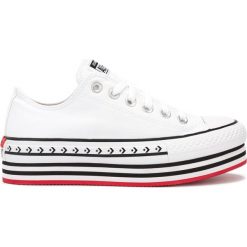 Converse Chuck Taylor All Star Tenisówki Biały. Białe trampki i tenisówki damskie Converse, bez wzorów, z materiału, bez zapięcia. Za 412,95 zł.