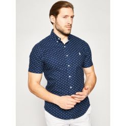 Koszula Polo Ralph Lauren Classics 710787742. Niebieskie koszule męskie Polo Ralph Lauren, xxl, bez wzorów, z bawełny, casualowe, polo, bez rękawów. W wyprzedaży za 359,00 zł.