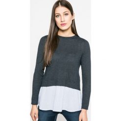 Only - Sweter New Oxford. Niebieskie swetry klasyczne damskie marki ONLY, s, z bawełny, z okrągłym kołnierzem. W wyprzedaży za 59,90 zł.