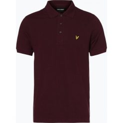 Lyle & Scott - Męska koszulka polo, czerwony. Czerwone koszulki męskie Lyle & Scott, s, z aplikacjami, sportowe, bez rękawów. Za 249,95 zł.