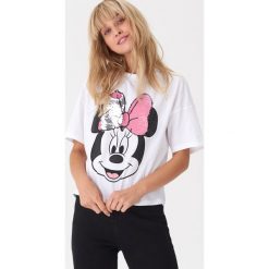 T-shirt z nadrukiem Minnie Mouse - Biały. Białe t-shirty damskie House, s, z nadrukiem, bez kołnierzyka. Za 49,99 zł.