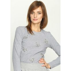 Bluzki asymetryczne: Szara Bluzka Chrome Hearts