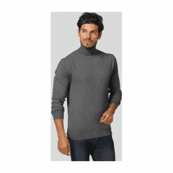 William de Faye sweter męski WFM12 XL szary. Szare swetry męskie xl, z kaszmiru, z golfem. Za 249,00 zł.