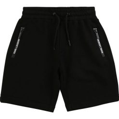 Karl Lagerfeld - Szorty dziecięce 114-150 cm. Czarne spodenki chłopięce KARL LAGERFELD, bez wzorów, z bawełny, sportowe. W wyprzedaży za 239,90 zł.