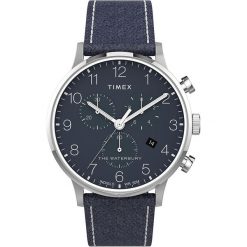 Timex - Zegarek TW2T71300. Niebieskie zegarki męskie Timex, szklane. Za 589,90 zł.