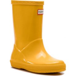 Kalosze HUNTER - Org Kids Frst Gl Box KFT5003RGL Yellow. Żółte kalosze dziewczęce marki Hunter. W wyprzedaży za 159,00 zł.