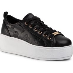 Sneakersy GUESS - Neeka FL6NEA FAL12 Black. Czarne półbuty damskie Guess, ze skóry ekologicznej. Za 549,00 zł.
