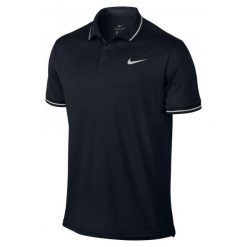 Nike Koszulka Tenisowa M Nkct Dry Polo Solid Pq Black L. Czarne koszulki polo Nike, m. Za 149,00 zł.