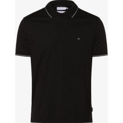 Calvin Klein - Męska koszulka polo, czarny. Czarne koszulki męskie Calvin Klein, m, w paski, polo, bez rękawów. Za 349,95 zł.