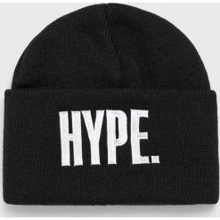 Hype - Czapka Beanie. Czarne czapki męskie Hype, na zimę, bez wzorów, z dzianiny. Za 69,90 zł.