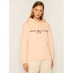 Bluza TOMMY HILFIGER TH Ess Hoodie WW0WW26410. Zielone bluzy damskie TOMMY HILFIGER, xs, bez wzorów, bez rękawów, bez kaptura. W wyprzedaży za 339,00 zł.
