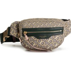 Saszetka nerka TORY BURCH - 58350 Gemini Jaquard 712. Szare nerki damskie Tory Burch, bez wzorów, z materiału, młodzieżowe, bez dodatków. Za 1179,00 zł.
