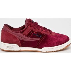 Fila - Buty Original Fitness V. Czerwone buty sportowe damskie Fila, bez wzorów, ze skóry, sportowe, na fitness i siłownię. W wyprzedaży za 119,90 zł.