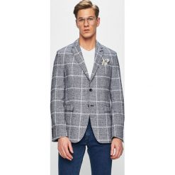 Pierre Cardin - Marynarka. Niebieskie garnitury męskie Pierre Cardin, m, bez wzorów, z bawełny, casualowe. W wyprzedaży za 499,90 zł.