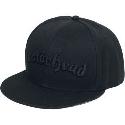 Czapki damskie: Motörhead Black Logo Czapka Snapback czarny