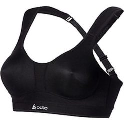 Biustonosze sportowe: Odlo Biustonosz Medium Balance Fit czarny r. 70C (13031C)