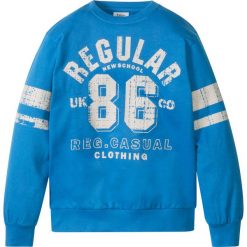 Bluzy chłopięce: Bluza z nadrukiem w stylu „college” bonprix lodowy niebieski z nadrukiem