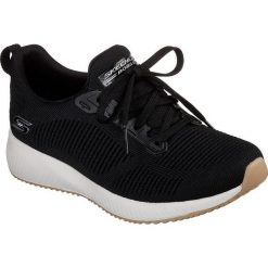 Skechers Bobs Squad 31362-BLK buty sneakers damskie czarne 36,5. Czarne buty sportowe damskie Skechers, bez wzorów, z tkaniny, sportowe, na fitness i siłownię. W wyprzedaży za 169,99 zł.