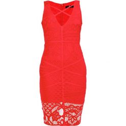 Sukienki: Missguided CROSS FRONT PANELLED MIDI Sukienka koktajlowa red