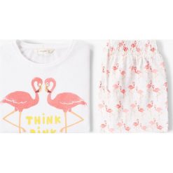 Bielizna dziewczęca: Mango Kids – Piżama dziecięca Flamingo 110-164 cm