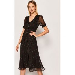 Sukienka codzienna The Kooples FROB20087K. Czarne sukienki damskie The Kooples, na co dzień, bez wzorów, z poliesteru, bez kołnierzyka, bez rękawów, proste. Za 1279,00 zł.