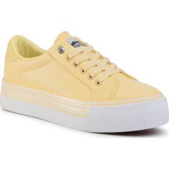 Sneakersy REFRESH - 69661 Amarillo. Żółte półbuty damskie Refresh, ze skóry ekologicznej. Za 169,00 zł.