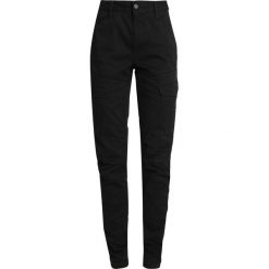 GStar ROVIC MID SKINNY Bojówki black. Czarne spodnie damskie marki G-Star, z elastanu. Za 419,00 zł.