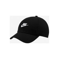 Nike Czapka z daszkiem Czarny. Czarne czapki męskie Nike, bez wzorów, z bawełny. Za 94,95 zł.