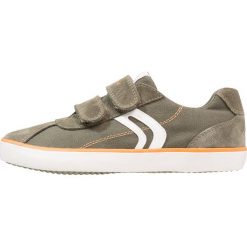Geox KILWI BOY Tenisówki i Trampki military/orange. Brązowe trampki chłopięce marki Geox, z materiału. Za 269,00 zł.