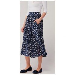 Spódnica Idalia Volatile 32 niebieski. Niebieskie spódniczki damskie Marie Zélie, do pracy, na wiosnę, l, w paski, z bawełny, biznesowe. Za 297,00 zł.