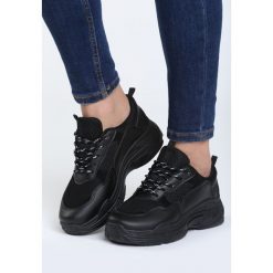 Czarne Buty Sportowe Discord. Czarne buty sportowe damskie Born2be, z materiału. Za 89,99 zł.