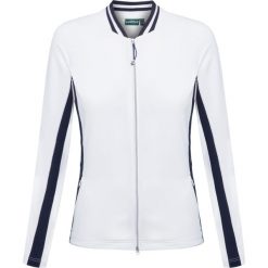 Bluza CHERVO PEGGY. Białe bluzy damskie Chervo, z aplikacjami, z dzianiny, bez rękawów, bez kaptura. W wyprzedaży za 490,00 zł.