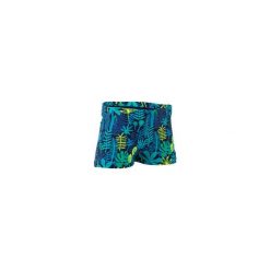Bokserki kąpielowe Jungle dla malucha. Niebieskie bielizna chłopięca NABAIJI, bez wzorów, z elastanu. Za 24,99 zł.