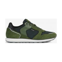 Geox Volto Tenisówki Zielony. Zielone trampki męskie Geox, bez wzorów, ze skóry, bez zapięcia. Za 531,95 zł.