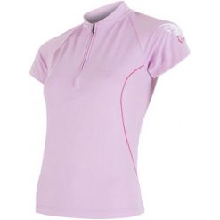 Sensor Koszulka Rowerowa Entry Pink S. Różowe topy sportowe damskie marki Sensor, s. W wyprzedaży za 119,00 zł.
