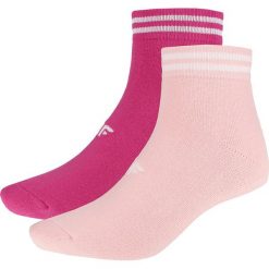 4F 2-pack Skarpetki Różowy. Różowe skarpetki damskie 4f, bez wzorów, z elastanu. Za 51,95 zł.