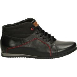 Botki męskie - Z138 PEL NERO. Czarne botki męskie marki Venezia, z gumy. Za 249,00 zł.