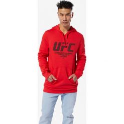 Reebok UFC Fan Bluza Czerwony. Czerwone bluzy męskie Reebok, s, z nadrukiem, z bawełny, bez kołnierzyka, bez rękawów, bez kaptura. Za 214,95 zł.