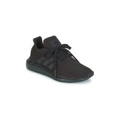 Buty Dziecko adidas SWIFT RUN J. Czarne trampki dziewczęce Adidas, bez wzorów, bez zapięcia. Za 269,00 zł.